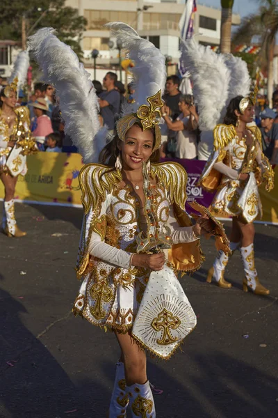 Diablada tancerz na karnawał Arica — Zdjęcie stockowe