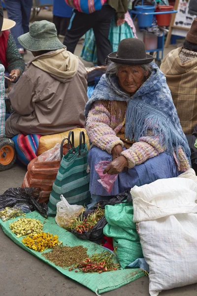 Υπαίθρια αγορά στο Oruro, Βολιβία — Φωτογραφία Αρχείου