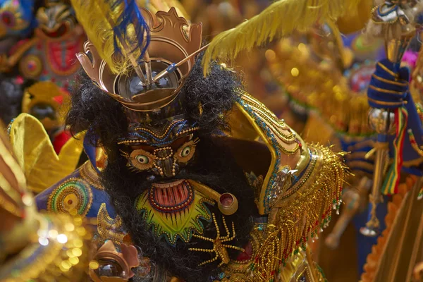 Morenada-Tänzer beim Oruro-Karneval — Stockfoto