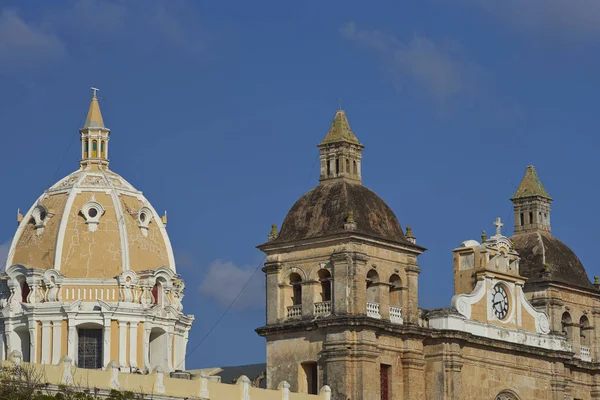 Architektura miasta Cartagena de Indias, Kolumbia. — Zdjęcie stockowe