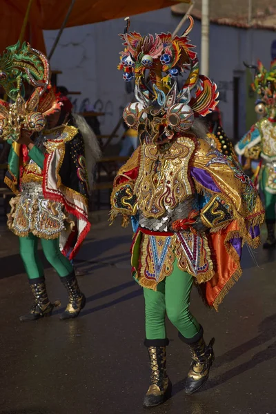 Ballerini mascherati di Diablada al Carnevale di Oruro — Foto Stock