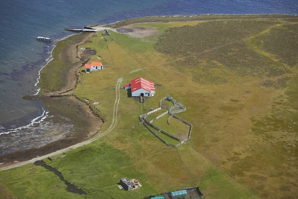 Dystrare ön bosättningen — Stockfoto
