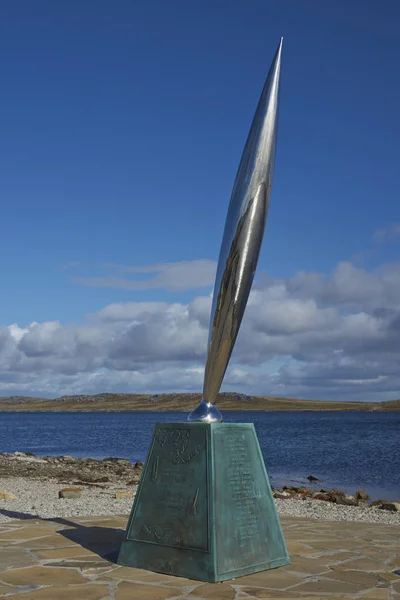 Jižní antarktická pomník v Stanley, Falklandské ostrovy — Stock fotografie