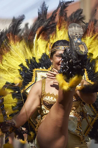 Dançarina de tabaco no Carnaval de Arica — Fotografia de Stock