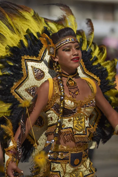 Танцовщица Тобаса на карнавале Арика — стоковое фото