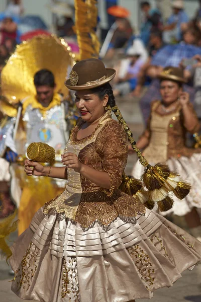 Morenada Ballerino in azione — Foto Stock