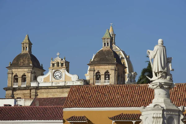 Standbeeld van christopher columbus — Stockfoto