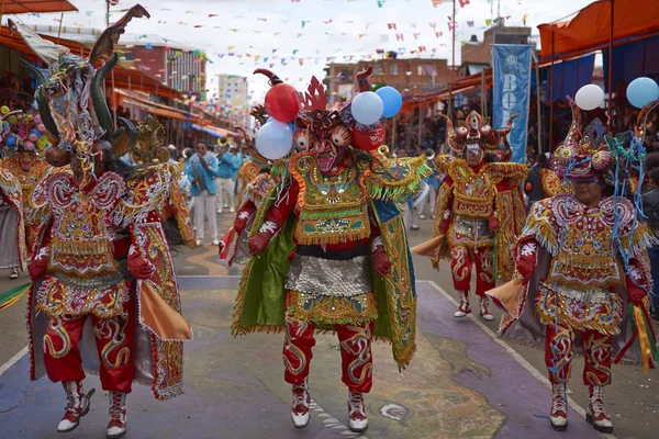 Danseurs masqués de Diablada au Carnaval d'Oruro — Photo