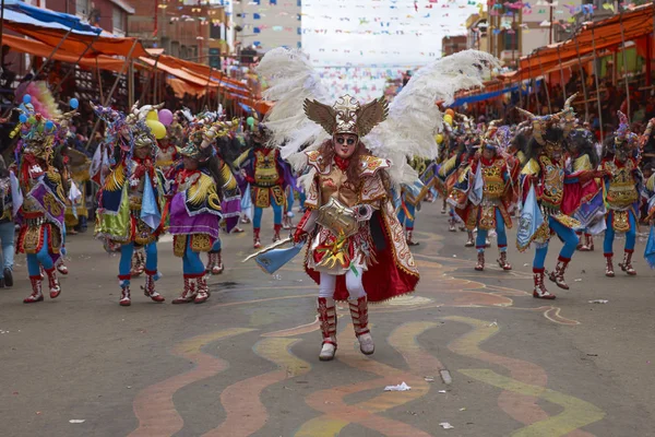 Diablada dansare på Oruro Carnival — Stockfoto