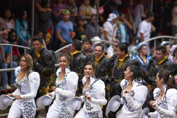 Ballerini Caporales al Carnevale di Oruro — Foto Stock