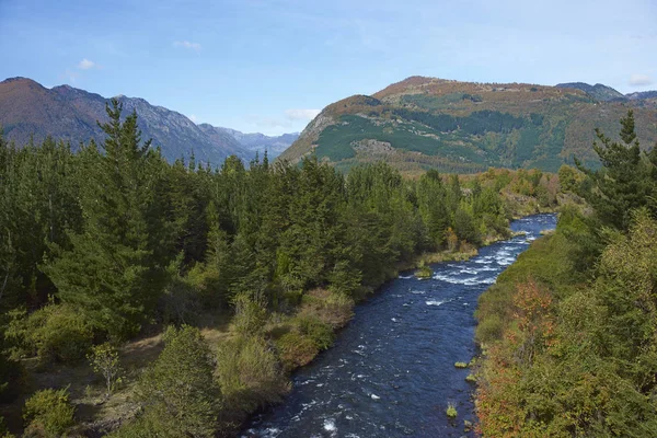 Flüsse der chilenischen Seenplatte — Stockfoto