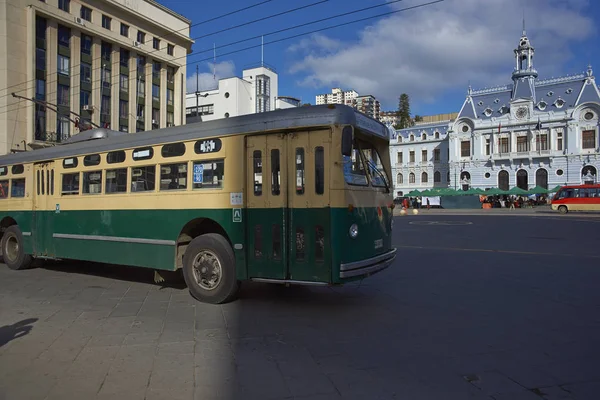 Trolleybussen van Valparaiso — Stockfoto