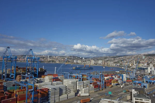 Hafen von Valparaiso — Stockfoto
