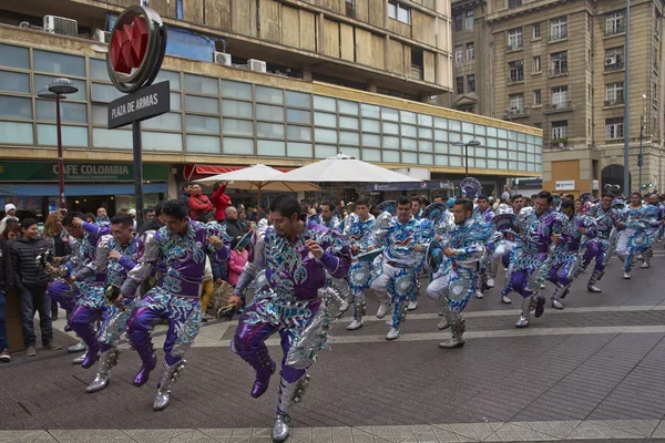 玻利维亚独立日游行 — 图库照片