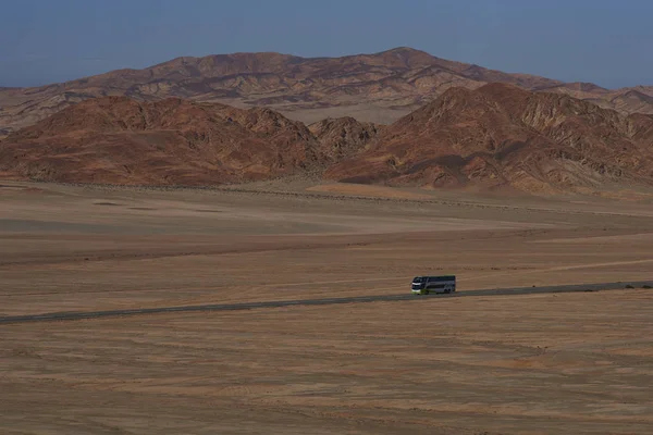 Pan Amerikan otoyol Atacama Çölü'nde
