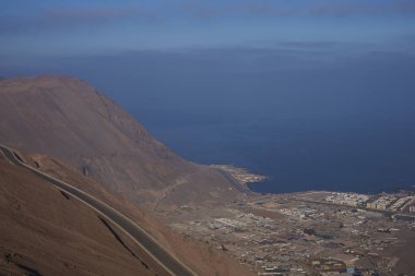Iquique şehir kuzey Şili kıyısında