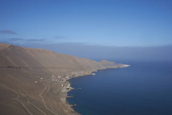 Historische kust stad van Pisagua — Stockfoto