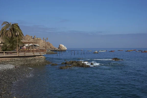 Strandpromenade von Pisagua im Norden Chiles — Stockfoto