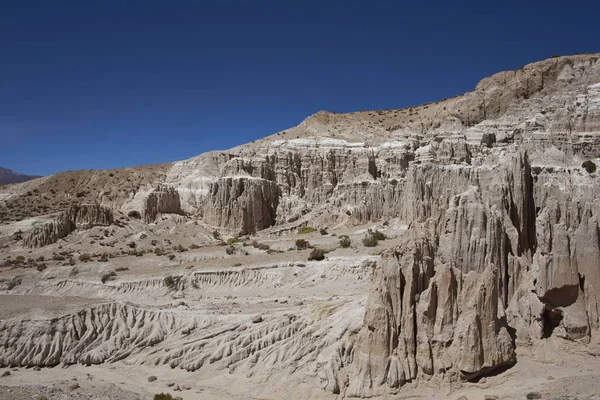 Eroderad klippformationer på Altiplano — Stockfoto