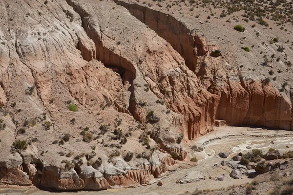 Canyon colorato sull'Altiplano — Foto Stock