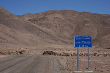 Petroglyphs at Cerro Pintados in the Atacama Desert of Chile clipart