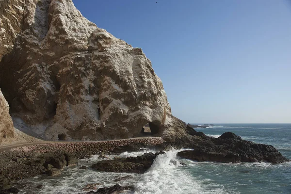 Anzota Höhlen Bei Arica Der Küste Chiles Das Gebiet Wurde — Stockfoto