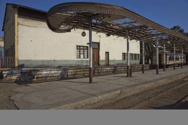Estação Ferroviária Histórica Cidade Costeira Arica Norte Chile — Fotografia de Stock