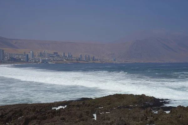 Przybrzeżne miasta Iquique — Zdjęcie stockowe