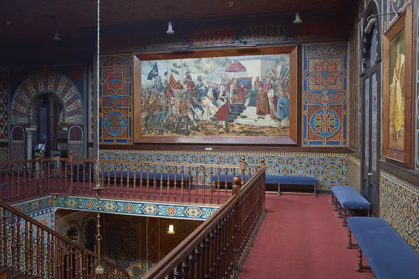 Interior Del Antiguo Museo Arte Chile — Foto de Stock