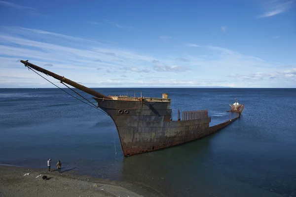Punta Arenas Chile Octubre 2017 Naufragio Del Barco Lord Lonsdale —  Fotos de Stock