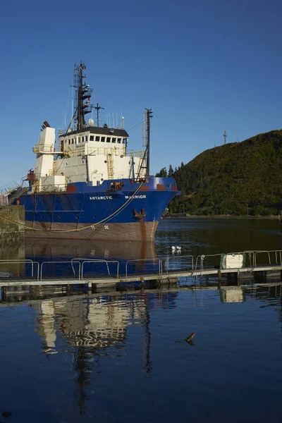 Puerto Montt Cile Novembre 2017 Porto Occupato Puerto Montt Nel — Foto Stock