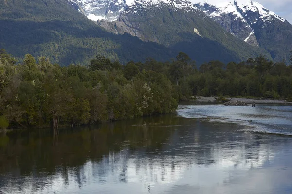 Rio Yelcho Nella Regione Aysen Nel Sud Del Cile Grande — Foto Stock