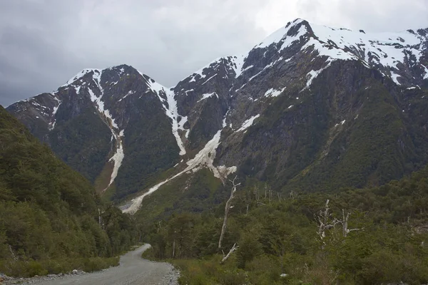 Carretera Austral Ünlü Yolu Uzak Kasaba Köylerde Kuzey Patagonia Şili — Stok fotoğraf