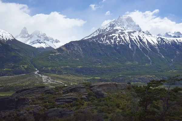 Landschap Langs Carretera Austral Boven Rio Ibez Patagonië Chili — Stockfoto