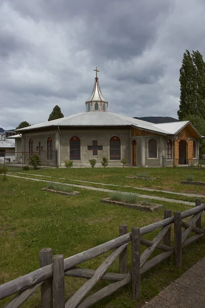 Antigua Iglesia Pequeña Ciudad Chile —  Fotos de Stock