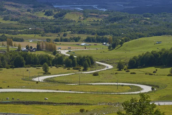 Carretera Austral Знаменитий Дорога Віддаленого Містах Селах Північній Патагонії Чилі — стокове фото