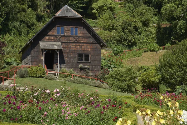 Frutillar Los Lagos Cile Gennaio 2018 Tradizionali Edifici Agricoli Legno — Foto Stock