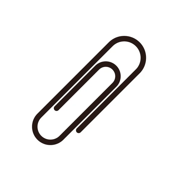 Paperclip icon - vector illustration — Stock Vector