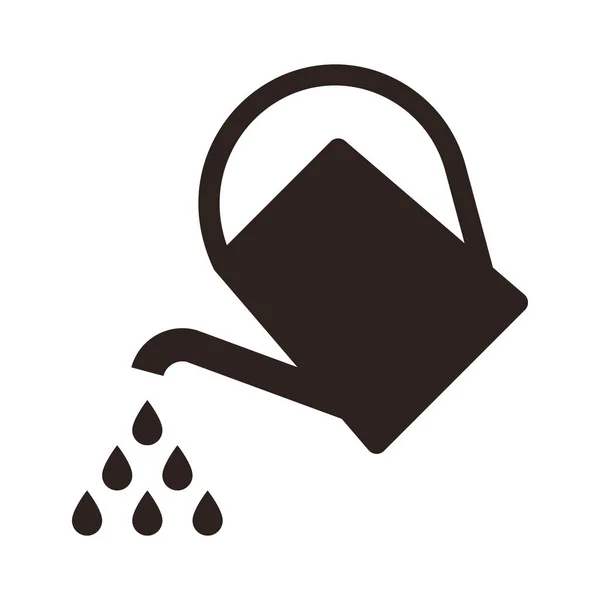 Watering can symbol — Stock Vector