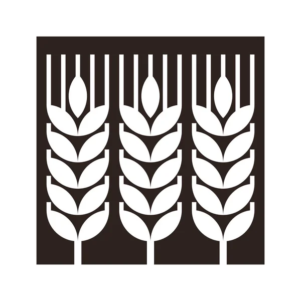 小麦耳标志 — 图库矢量图片