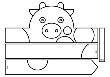 İnek rengi saç bandı