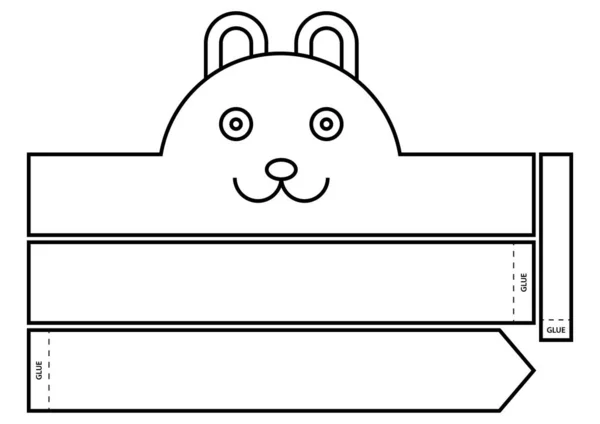 Bandeau colorant lapin — Image vectorielle