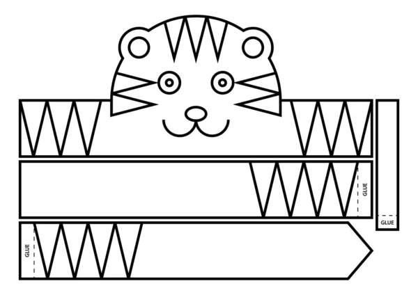 Повязка на голове тигра — стоковый вектор