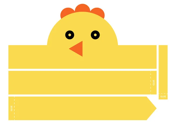 Chicken headband — Stock Vector