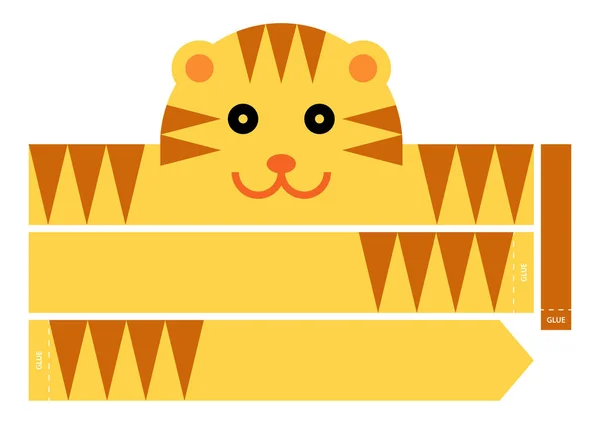 Bandeau tigre — Image vectorielle