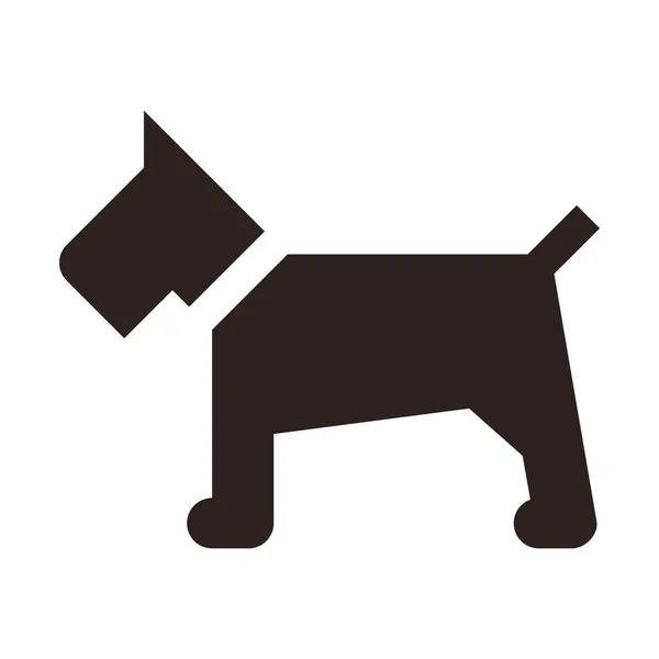 Psí ikona — Stockový vektor