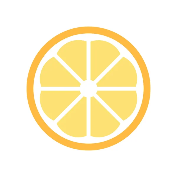 Zitronen-Symbol — Stockvektor