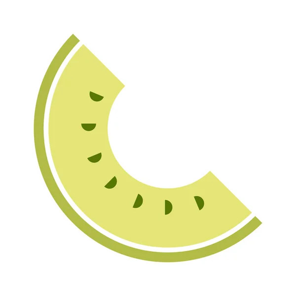 Ikona melounu — Stockový vektor