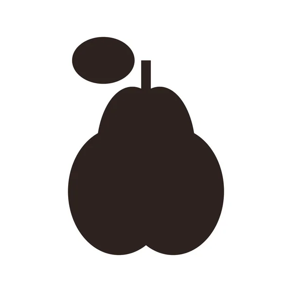 Icona di pera — Vettoriale Stock