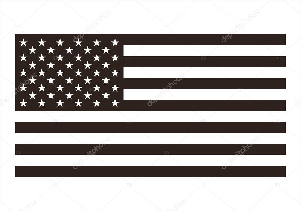 Flag of the United States. The American flag
